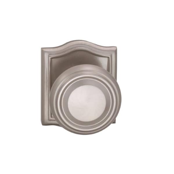 Single Dummy 565 Knob with Arched Rose Satin Nickel