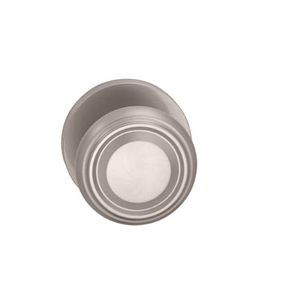 Privacy 565 Knob Modern Rose, 2-3/8" Backset and T Strike Satin Nickel