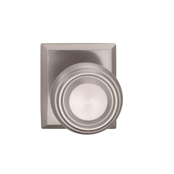Priv 565 Knob Rectangular Rose, 234BS and Full Lip Strike Satin Nickel
