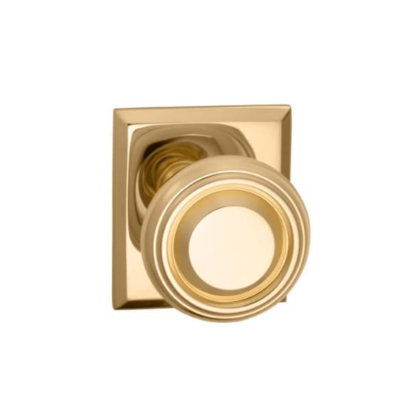 Priv 565 Knob Rectangular Rose, 238BS and T Strike Bright Brass
