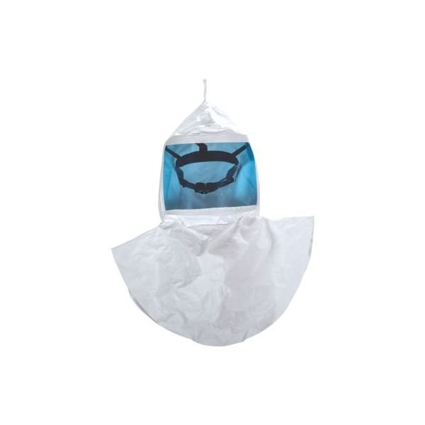 Tychem QC Hoods, Single Bib, Threaded Connector, w/Suspension, PK4