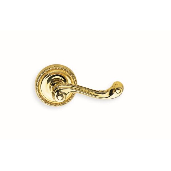 Pass 570 Lever, 238BS and Full Lip Strike for 1-3/4" Door Bright Brass