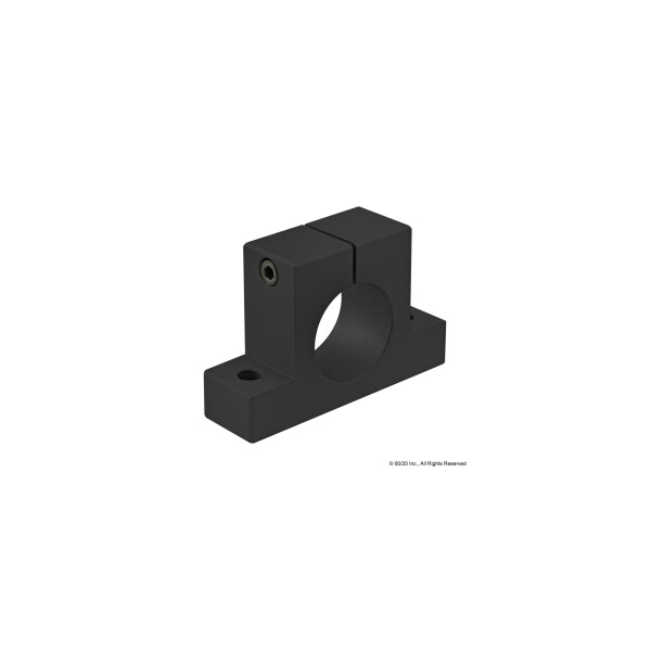 Black 1.5" Single Horizontal Base
