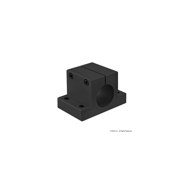 Black 1.5" Double Horizontal Base