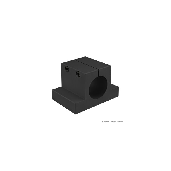 Black 2" Double Horizontal Base