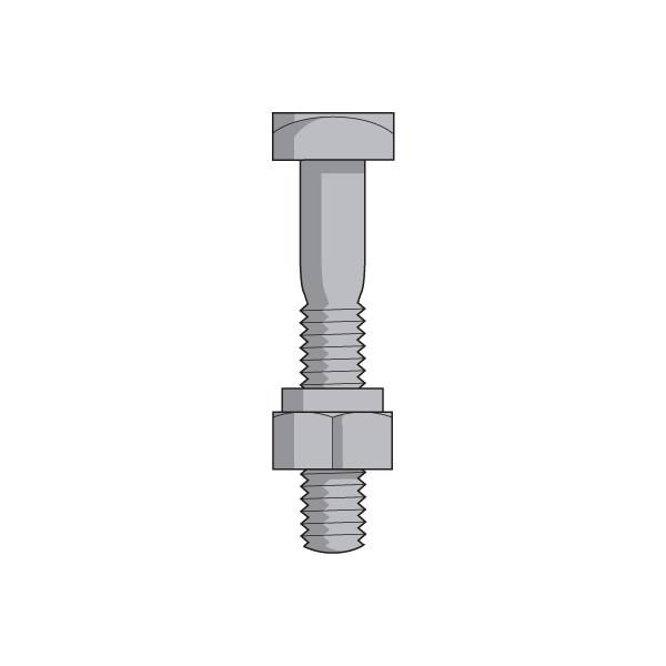 Bolt/Nut, 1/4"-20 X 1-5/8, PK50