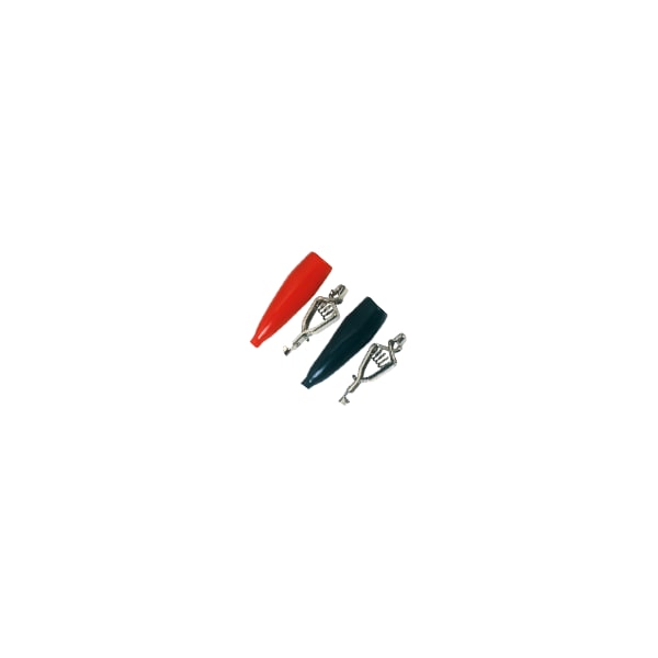 Charging Clips, Red/Black, 10A, PK100