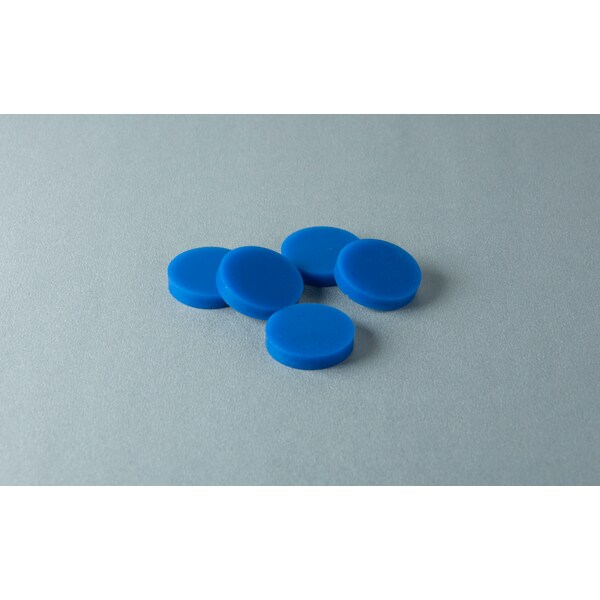Blue High Temperature/Low Bleed 3mm Thick Injection Port GC Septa, PK25