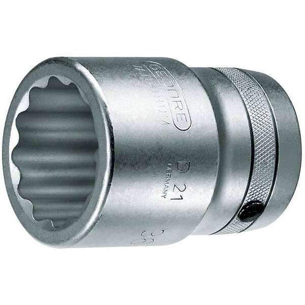 1" Square Drive, 36mm Metric Socket, 12 Points