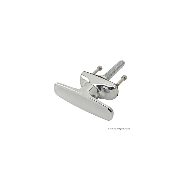 Chrome Furniture T-Handle - Non-Locking