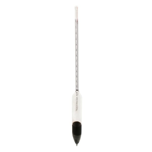 Baume (Heavy) Hydrometer, 0 to 15 degrees