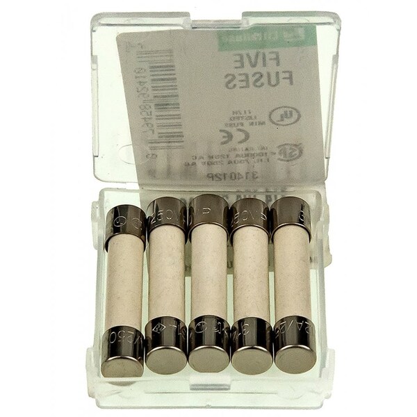 Slow Blow Fuses, 12A, PK5