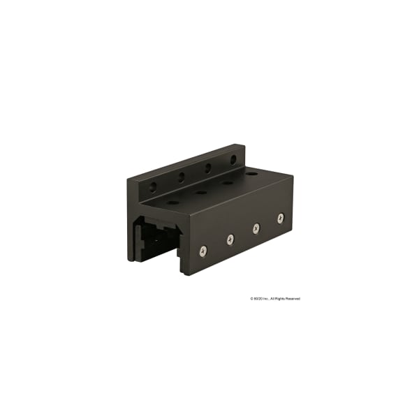 Black 6" Single Flange Linear Bearing