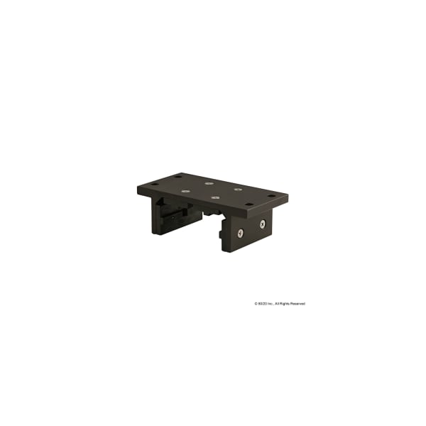Black 3" Double Flange Linear Bearing