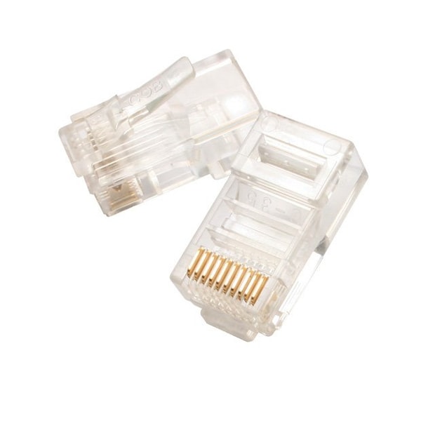 Modular Plug 10P10C, Round Cable, PK1000