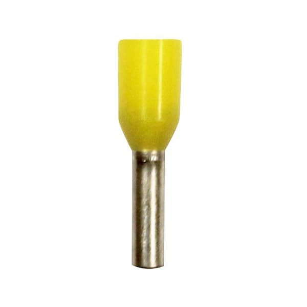 Wire Ferrule, Yellow, 18 AWG, 6mm.PK500