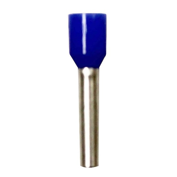 Wire Ferrule, Blue, 14 AWG, 12mm, PK500