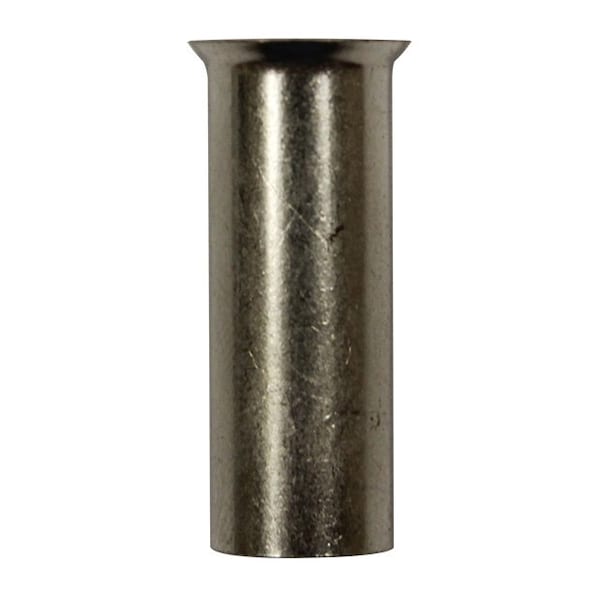 Wire Ferrule, Uninsulated, 2 AWG, PK100