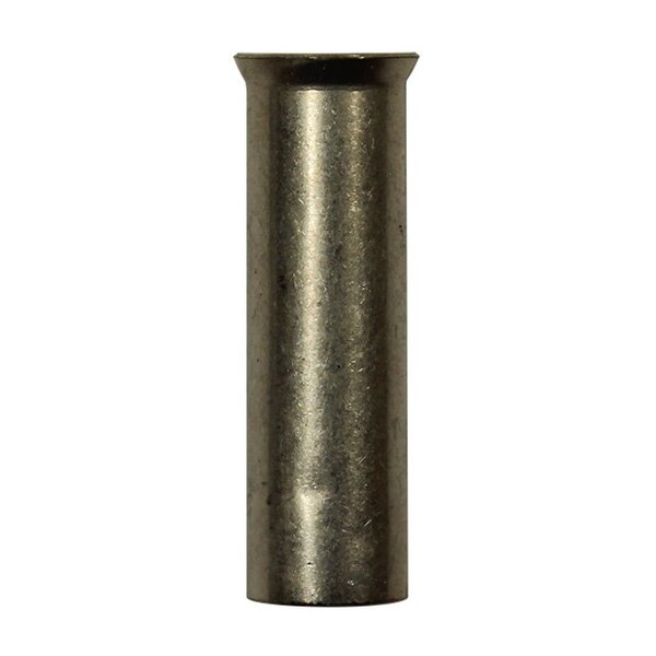 Wire Ferrule, Uninsulated, 2 AWG, PK100