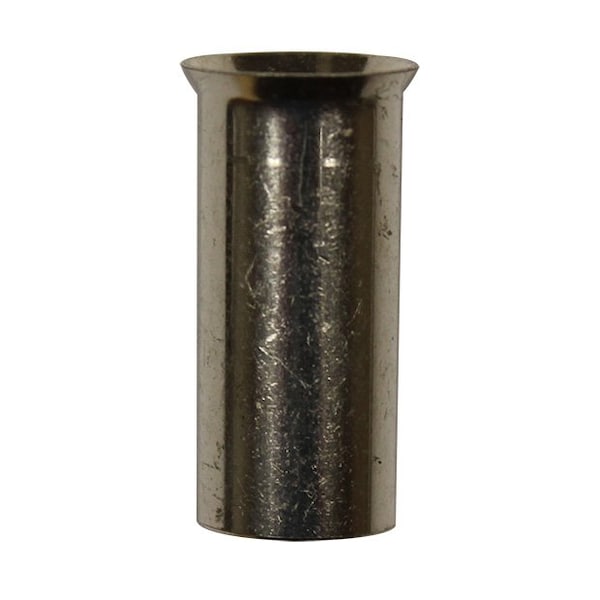 Wire Ferrule, Uninsulated, 1 AWG, PK100