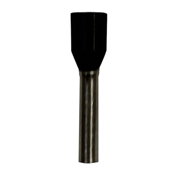 Wire Ferrule, Black, 16 AWG, 10mm, PK500