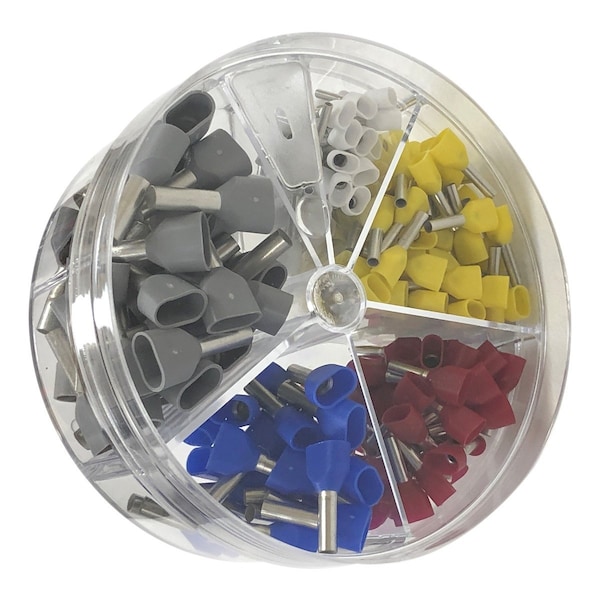 Wire Ferrule Assortment Pack, Twi, PK265