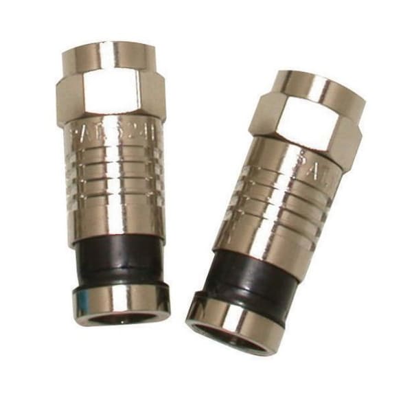 F Connector, RG6/U, PK50