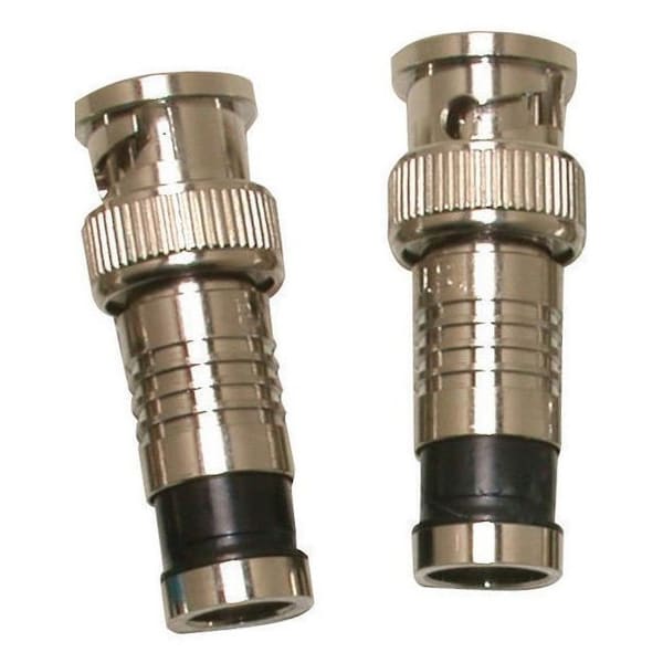 BNC Connector for RG59/U, Black, PK20