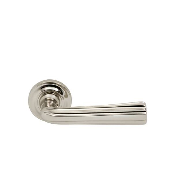Lever 1-3/4" Rose Pass 2-3/4" BS T 1-3/4" Doors Bright Nickel 706