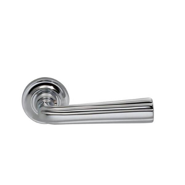 Lever 1-3/4" Rose Pass 2-3/8" BS T 1-3/8" Doors Bright Chrome 706
