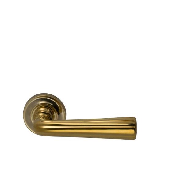 Lever with 1-3/4" Rose Single Dummy Unlacquered Bright Brass 706