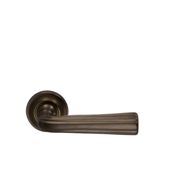 Lever with 1-3/4" Rose Single Dummy Unlacquered Antique Bronze 706