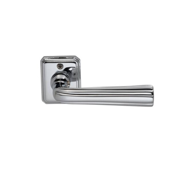 LVR Rectangular Rose Pass 2-3/8" BS Full Lip 1-3/8" Doors BR CH 706