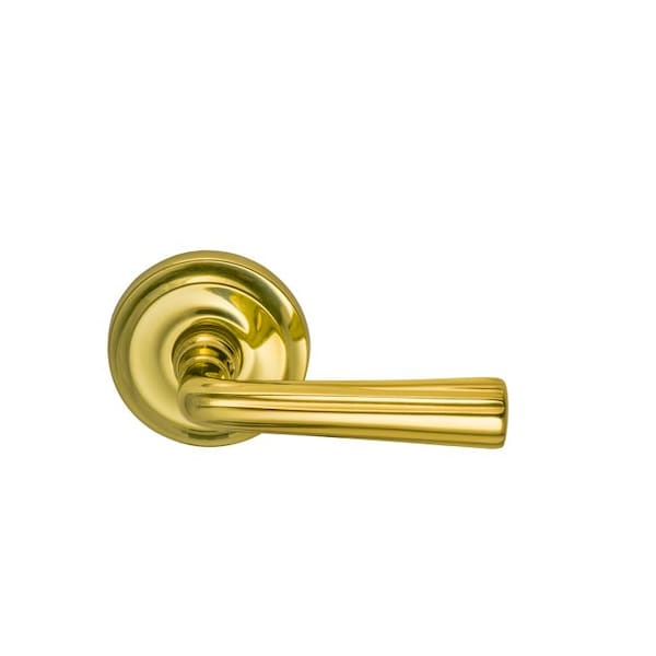 Lever 2-5/8" Rose Priv 2-3/4" BS T 1-3/8" Doors Bright Brass 706