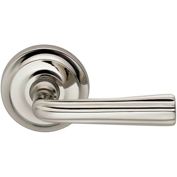 Lever 2-5/8" Rose Pass 2-3/8" BS T 1-3/8" Doors Bright Brass 706