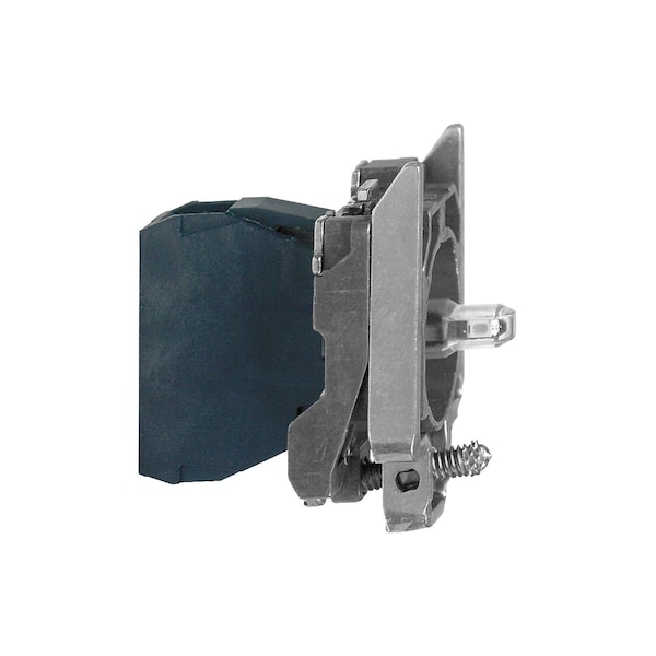 Complete body light block assembly, Harmony XB4, metal, universal LED, body fixing collar, 230.240V AC