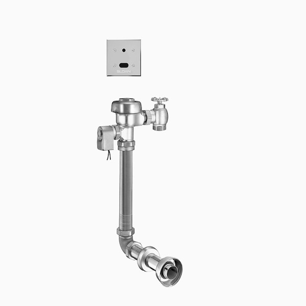 Automatic Flush Valve, 1.6 gpf gpf, Rough Brass, 1 in IPS, 1 1/2 in Spud Coupling
