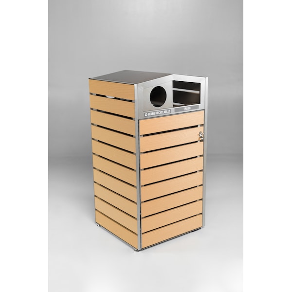 Woodview Waste/Recycling Ce, Double-Sided