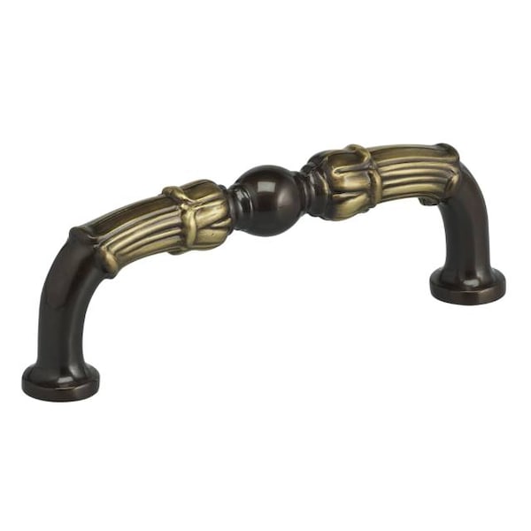 Center to Center Ornate Cabinet Pull Shaded Bronze 3-1/2"