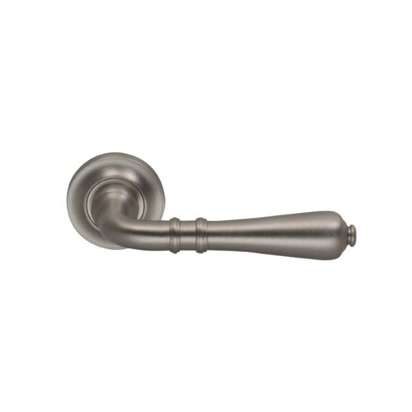 Lever 1-3/4" Rose Pass 2-3/8" BS T 1-3/4" Doors Satin Nickel 752