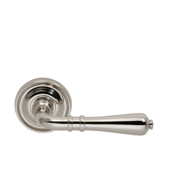 Lever 2-3/16" Rose Pass 2-3/8" BS T 1-3/8" Doors Bright Nickel 752