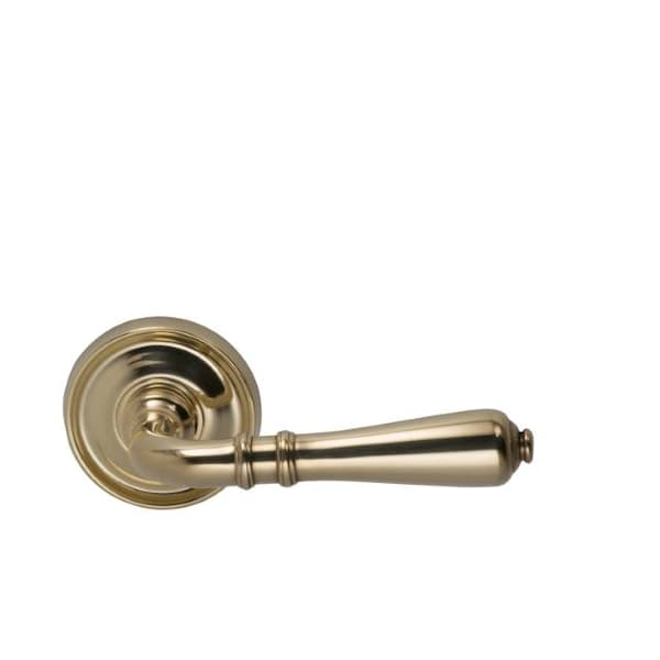 Lever with 2-3/16" Rose Single Dummy Unlacquered Bright Brass 752