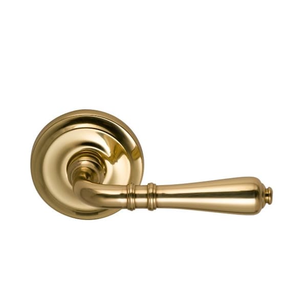 Lever 2-5/8" Rose Priv 2-3/4" BS T 1-3/8" Doors Bright Brass 752