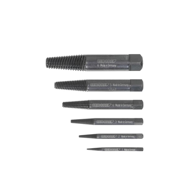 Bolt Extractor Set, 6 pcs., M3-M24