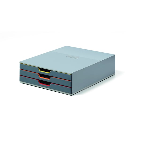 Desktop Drawer Organizer, 3 Colored Draw