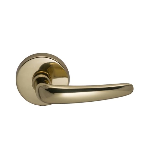 Lever Pass 2-3/8" BS Full Lip 1-3/4" Doors Bright Brass 762