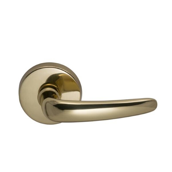 Lever Pass 2-3/4" BS Full Lip 1-3/4" Doors Bright Brass 762