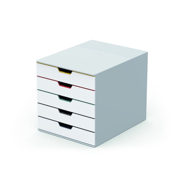 Desktop Drawer Organizer, 5 Colored Draw