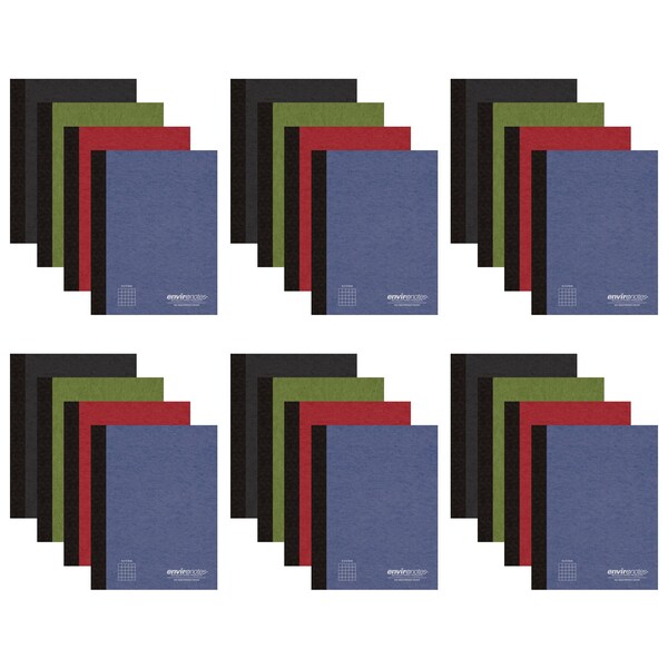 Recycled Comp Notebooks, 5x5 Graph, PK24