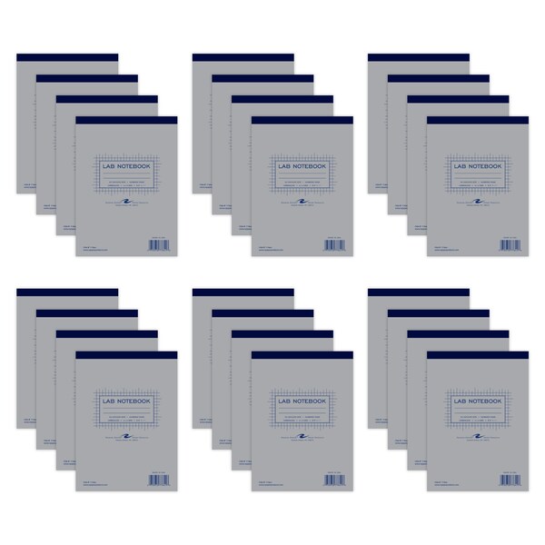 Hard Cover Top Bound Carbonless Lab, PK24